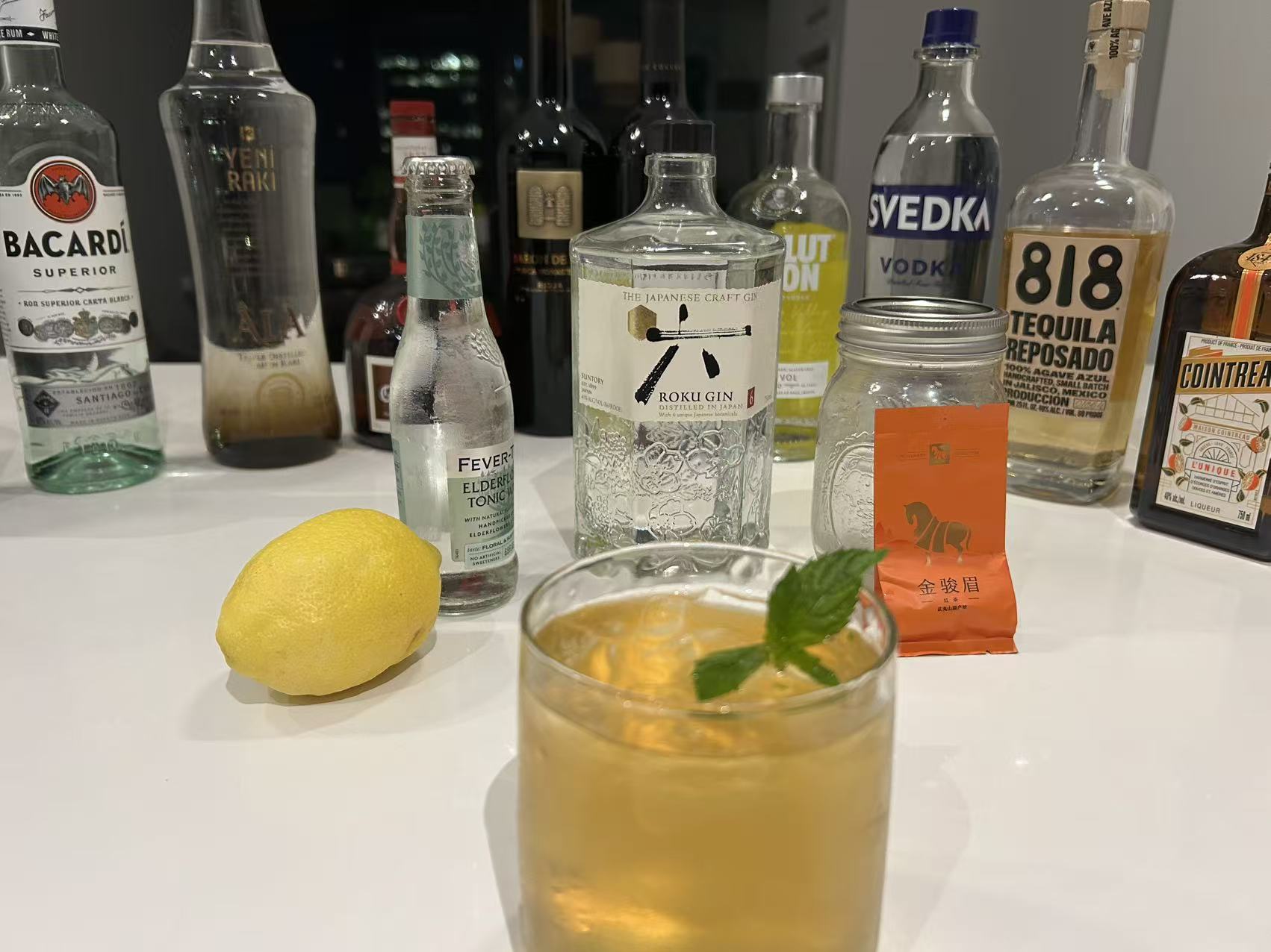 improvisation with black tea